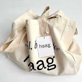 haag ヘイグ トートバッグ エコバッグ アイボリー Amazon.co.jp: haag バッグ 韓国 トートバッグ 日本未発売